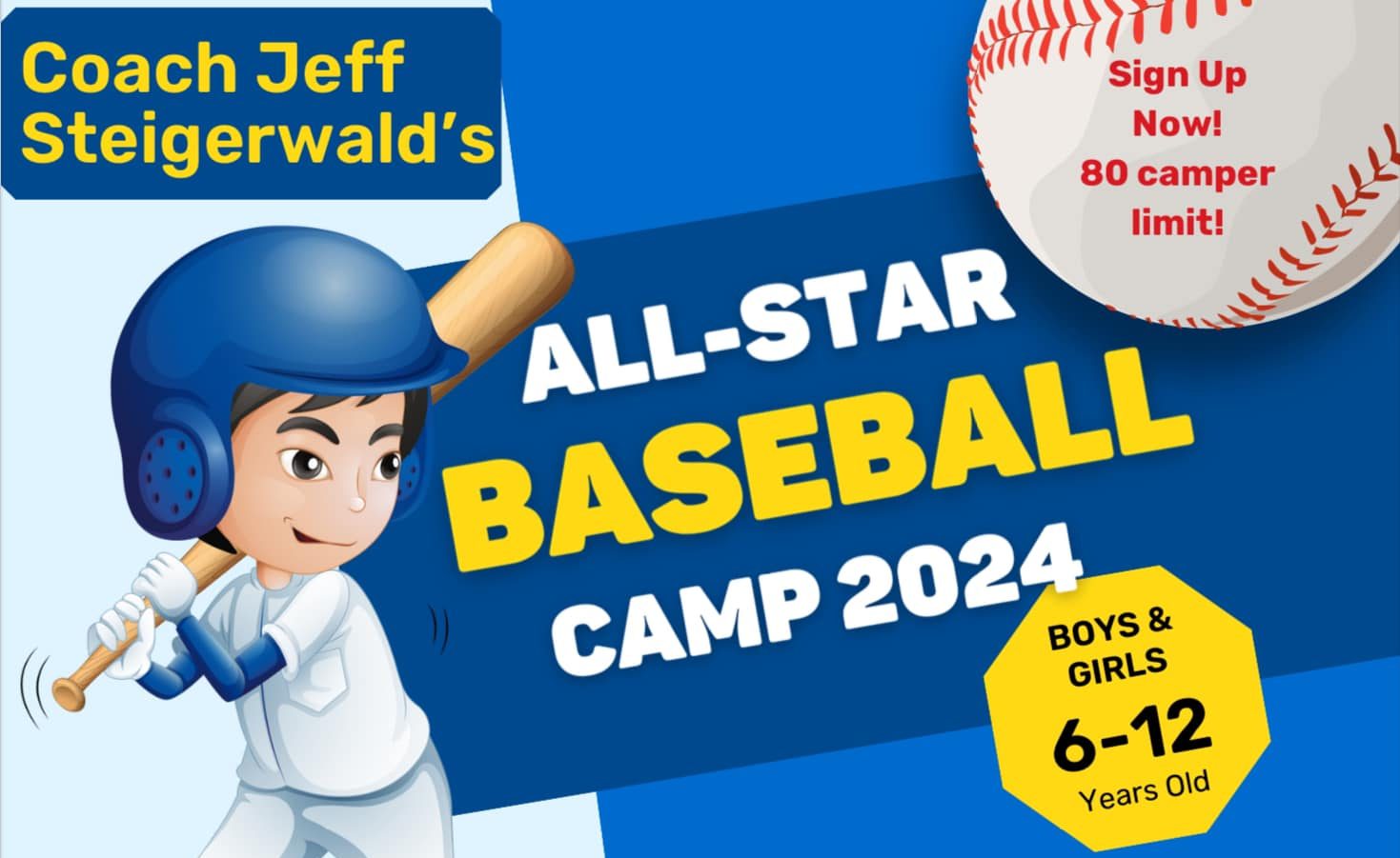 Coach Jeff Steigerwald’s All-Star Baseball Camp