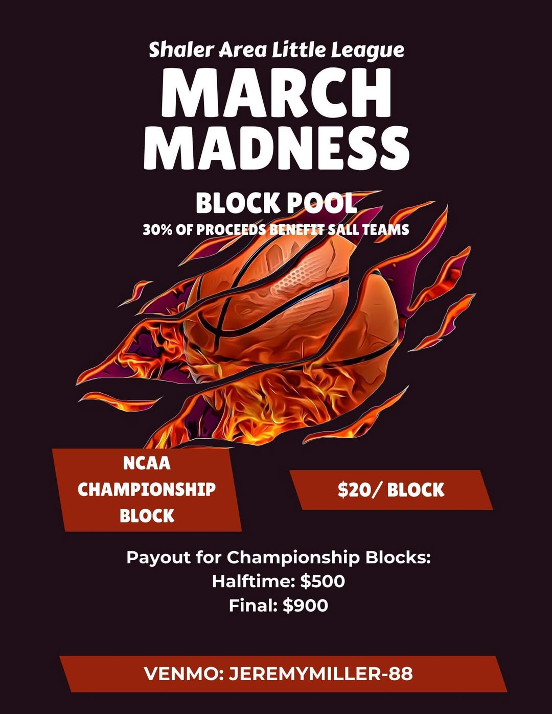 SALL March Madness Block Pool