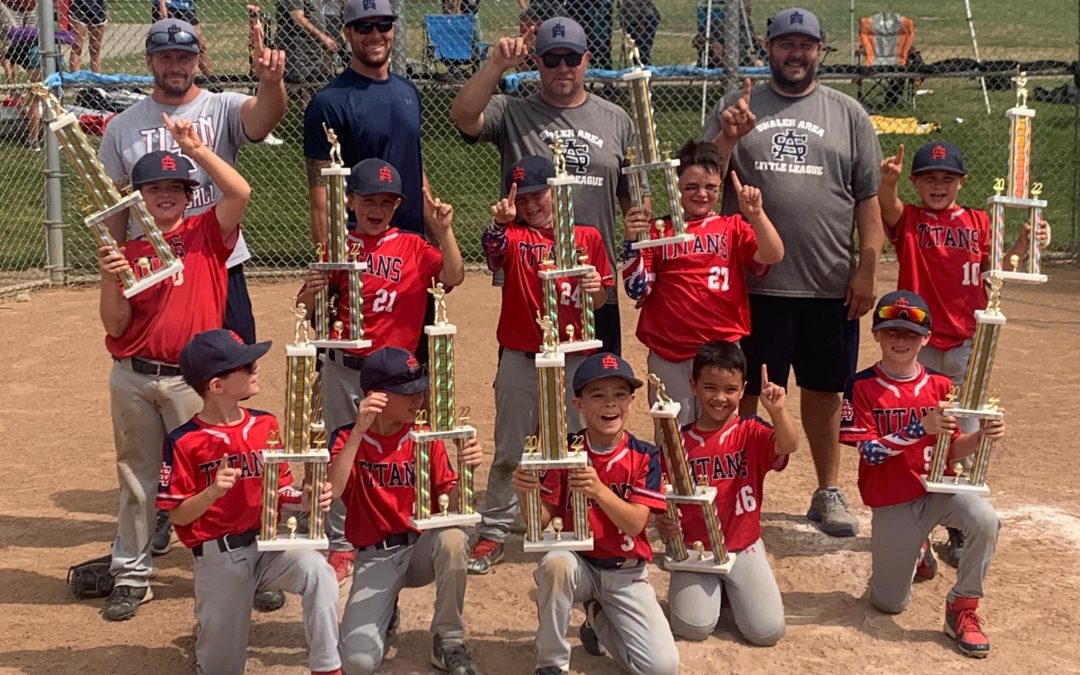 Congratulations to the 8u team for winning the Seneca Valley tournament