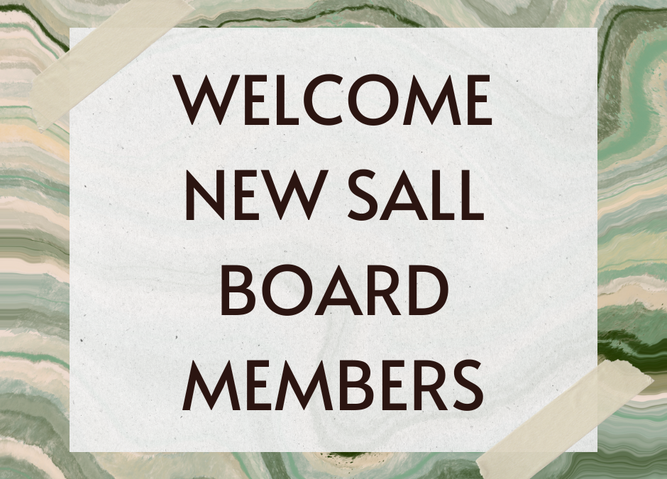 Welcome New Board Members