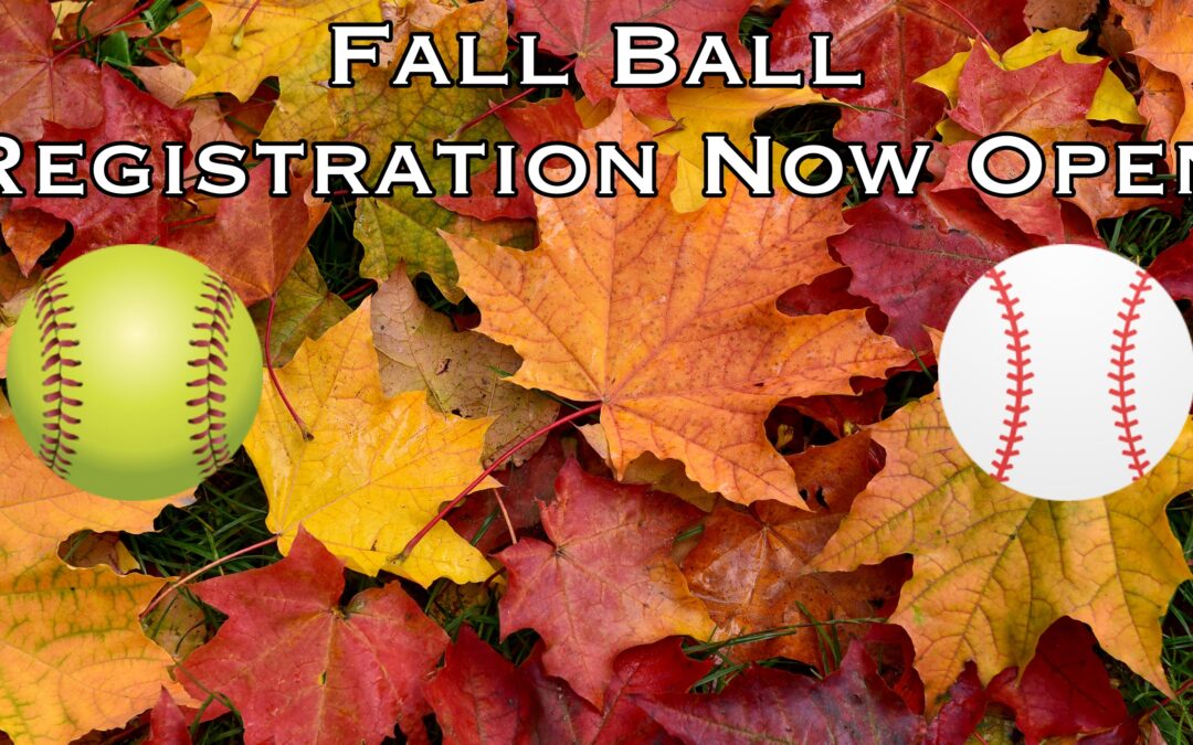 Fall Registration Now Open!