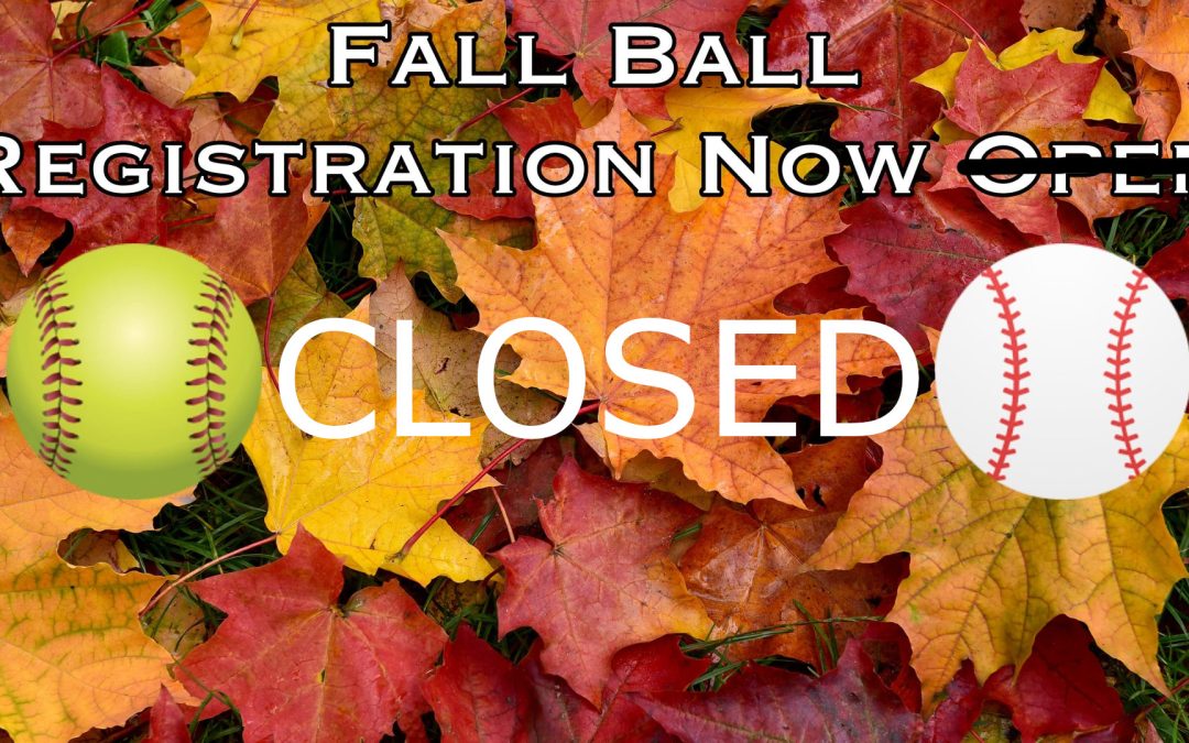 Missed Fall Ball Registration? You can still register.
