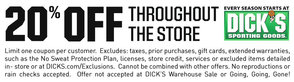 Discount Weekend at Dick’s Sporting Goods in McCandless